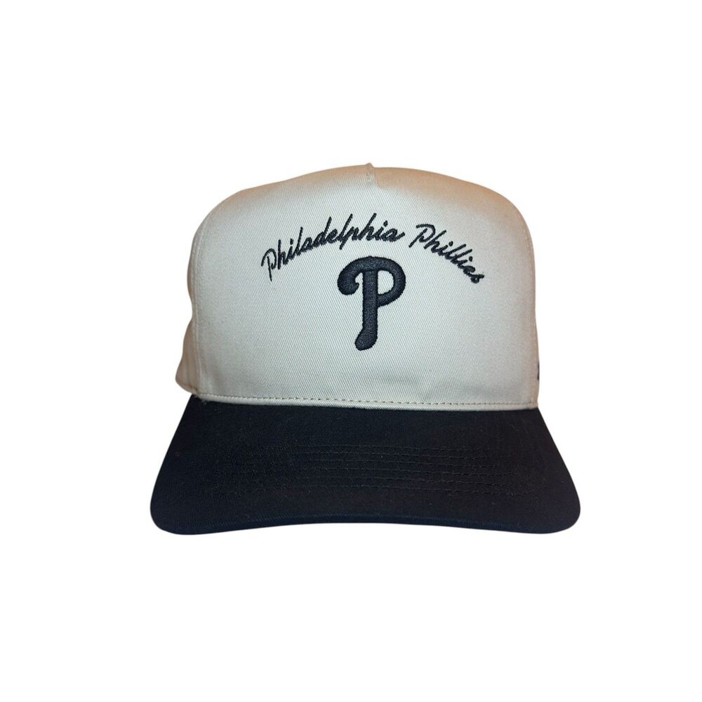 47 brand Phillies Hat Cream Black Like New